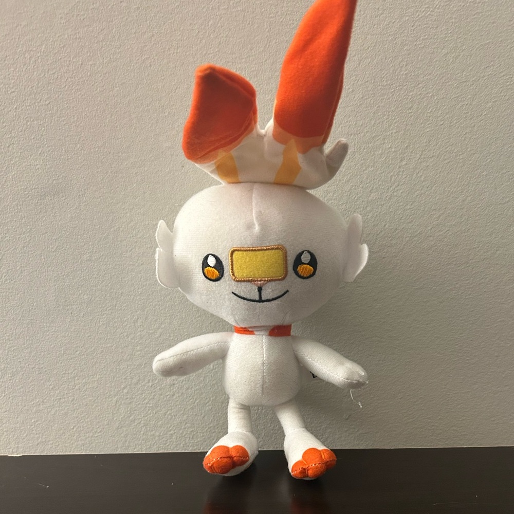 Pokemon 2021 - 12" Stuffed Scorbunny Plush/Toy/Doll - Game Freak & Toy Factory